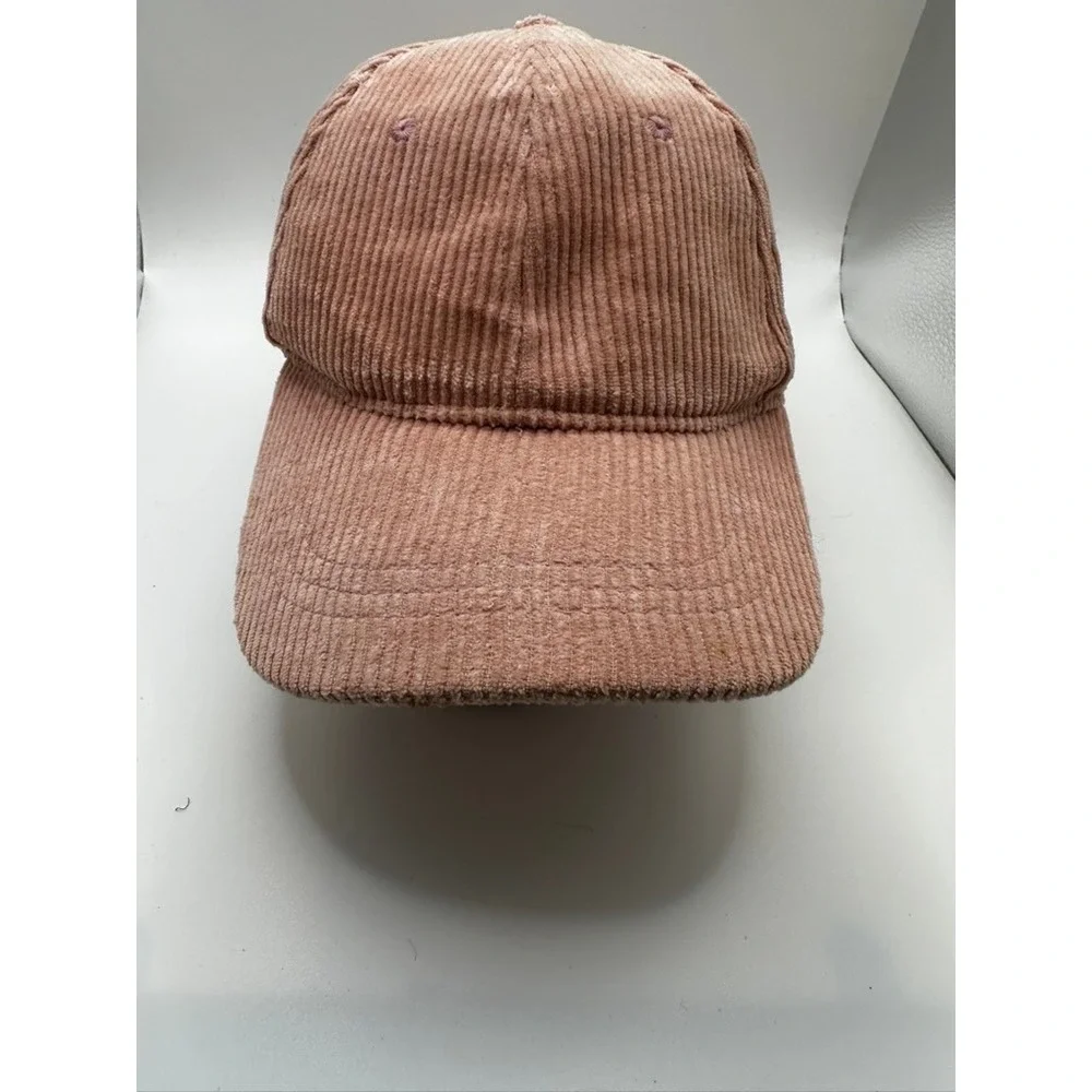 Unbranded Dusty Rose Pink Corduroy Baseball Cap Adjustable Hat BBC001-1